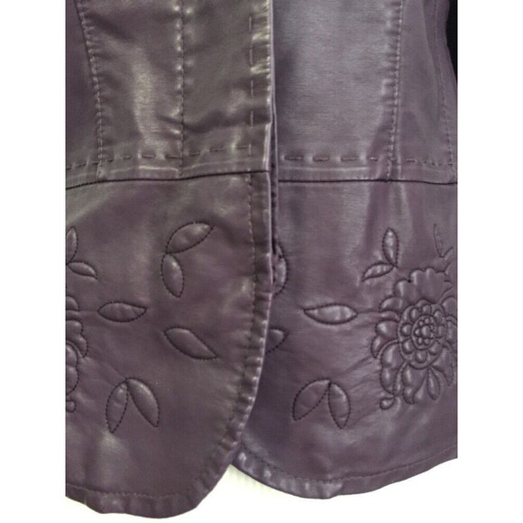 Chico's Women's Jacket Antonia Laredo Purple Jacket Chico's Size 0 / 4 NWT - Picture 4 of 12